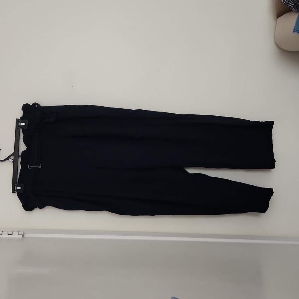 Navy linen pants